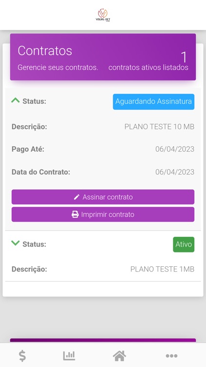 Central Assinante VisualNET screenshot-5