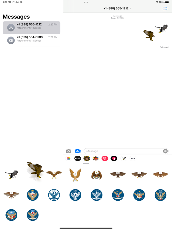 Screenshot #5 pour Autocollant aigle