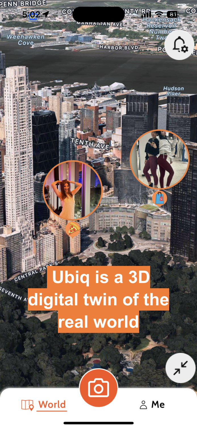 Ubiq spatial social media