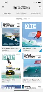 Kite / Wing Surfers Magazin screenshot #1 for iPhone