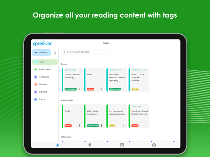Spreeder - Speed Reading
