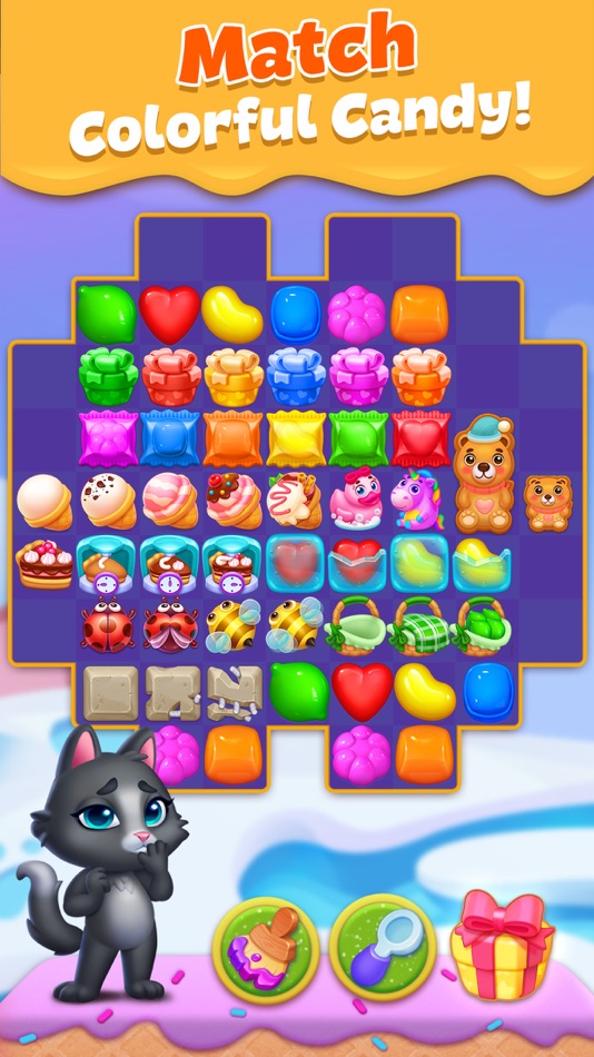#2. Pet Candy Puzzle - Match&Relax (iOS) Podle: CUBE(HONG KONG) TECHNOLOGY CO., LIMITED
