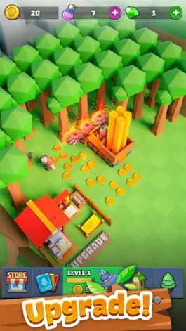 Game screenshot Gold Valley - Idle Lumber Inc apk