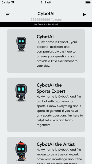 CybotAI Screenshot