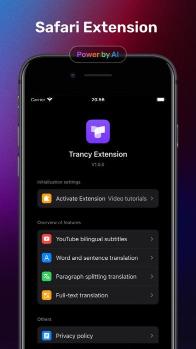 Trancy ET- AI Translator Screenshot