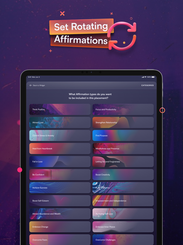 Affirmation Widget - Manifest