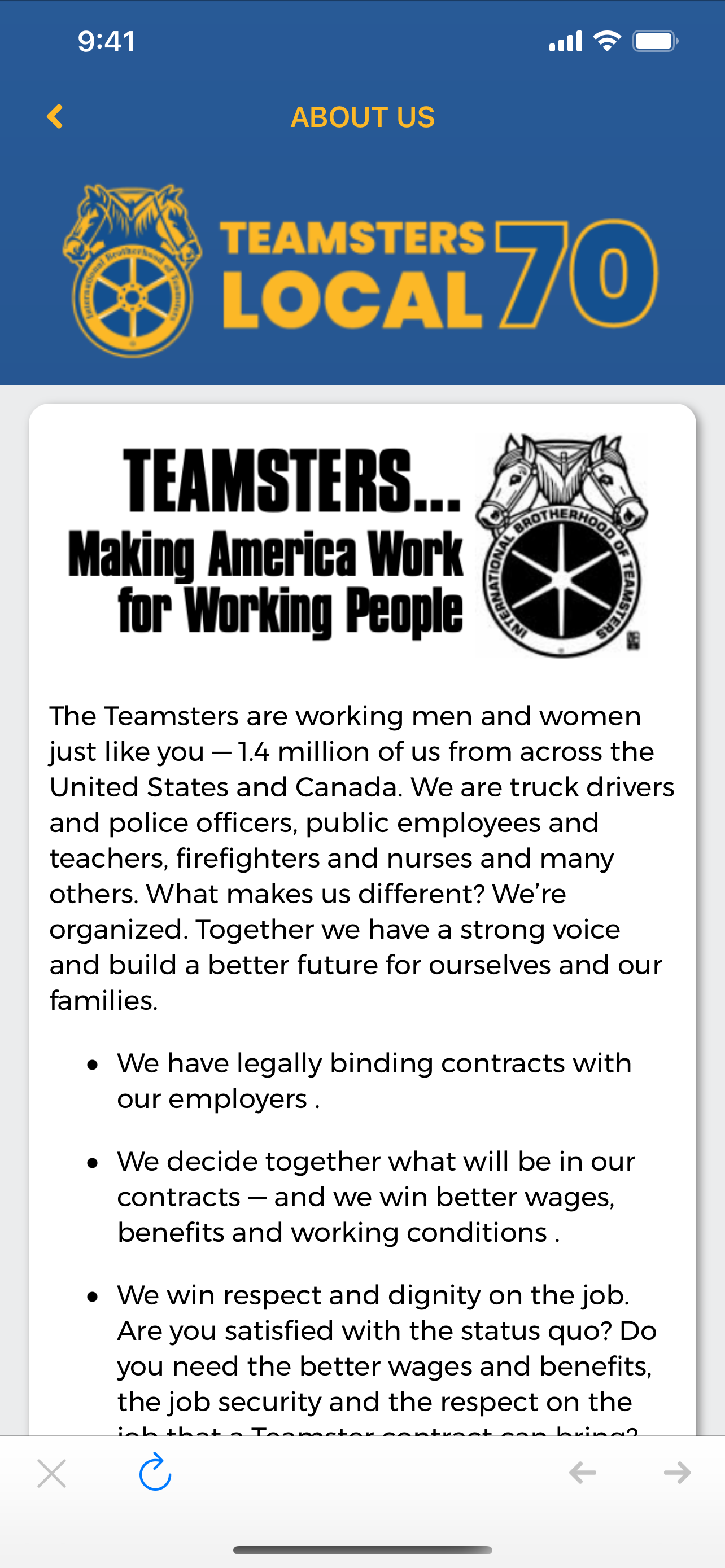 Teamsters 70