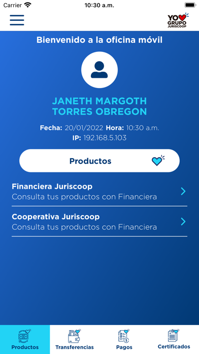 Grupo Juriscoop Screenshot
