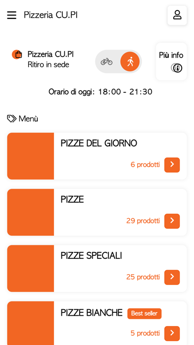 Pizzeria CU.PI Screenshot