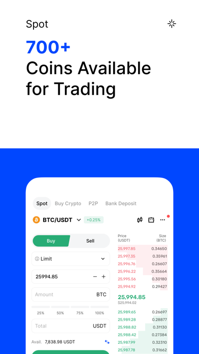 BingX:BTC,ETH,Crypto Exchange Screenshot