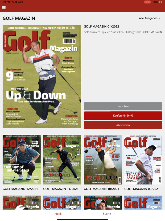 GOLF MAGAZIN