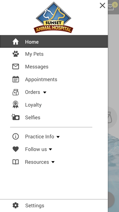 Sunset Animal Hospital Screenshot