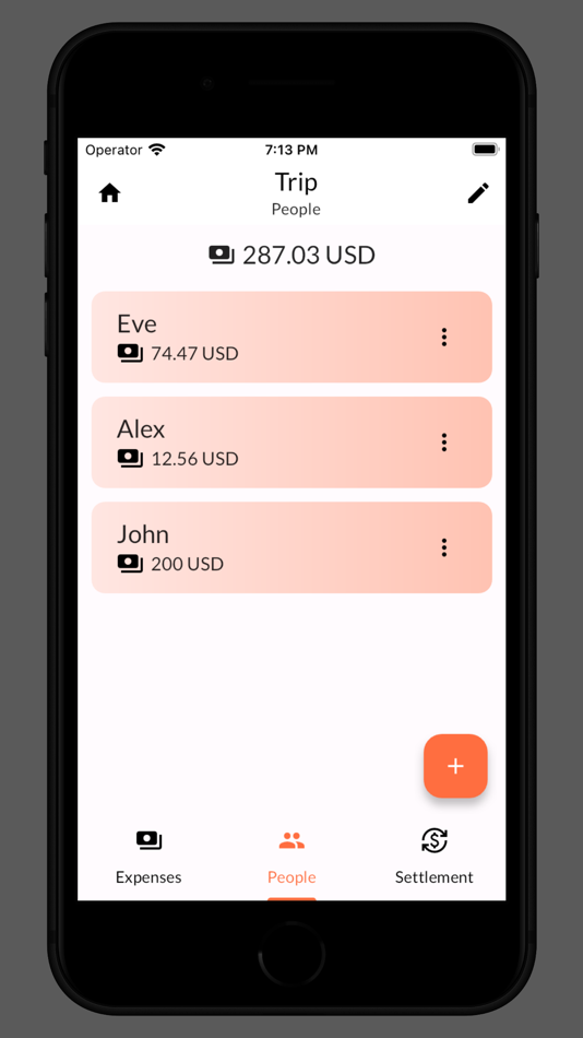 #5. Bills Splitter App (iOS) 由: Bartlomiej Niedziolka