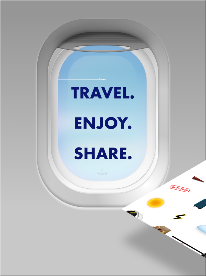 Liftoff Air Travel Sticker