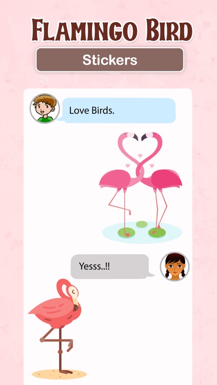 Watercolor Flamingo Stickers screenshot-4