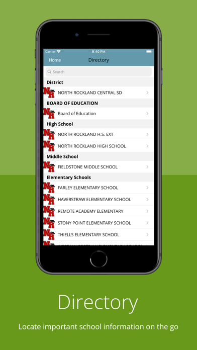 North Rockland CSD Screenshot