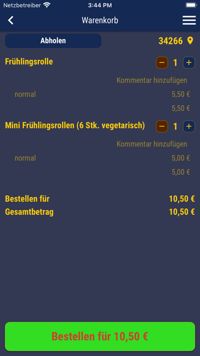 Asia Restaurant Halong Screenshot