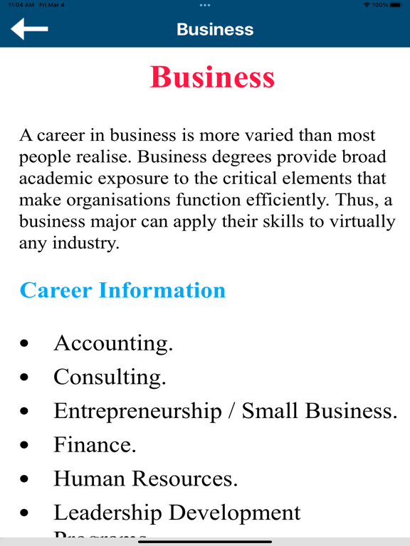 Screenshot #6 pour Career Guidance