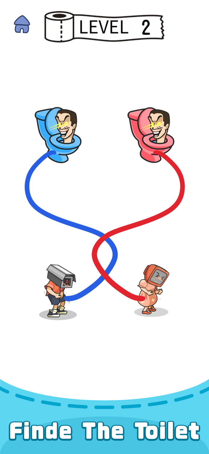 Poop Rush -Draw to Toilet Game