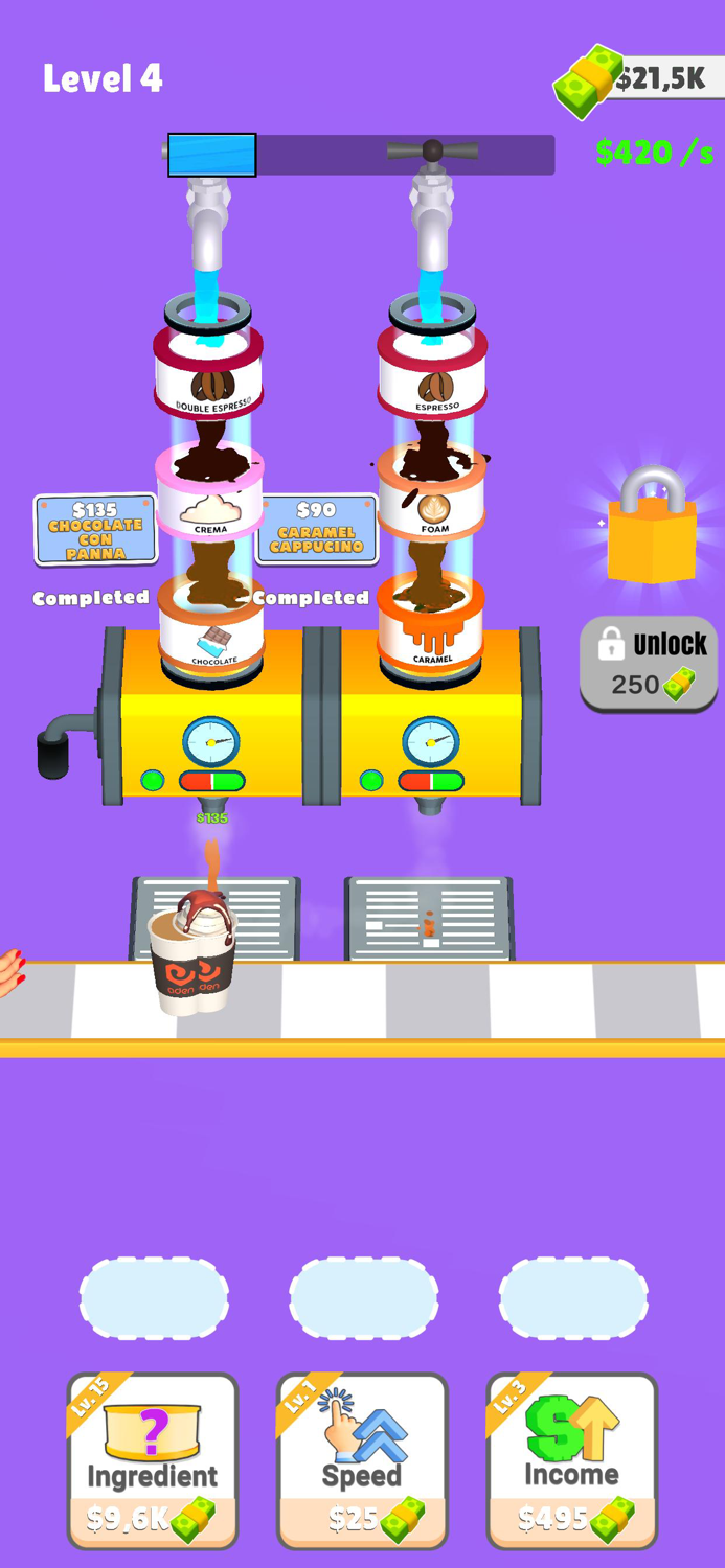 Coffee Merge Clicker