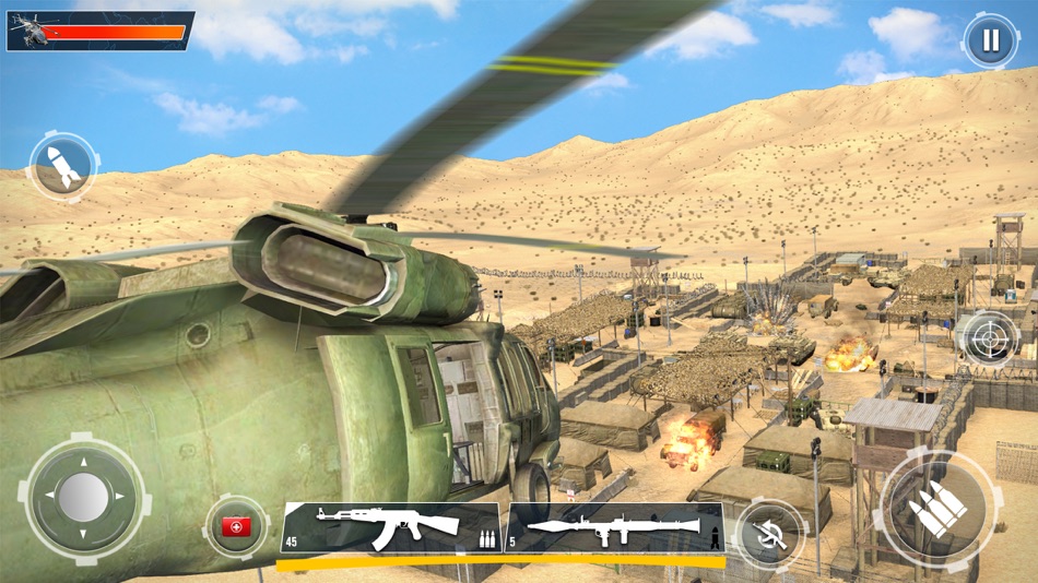#4. Air Force Shooter Combat 3D (iOS) 由: Daud Amin