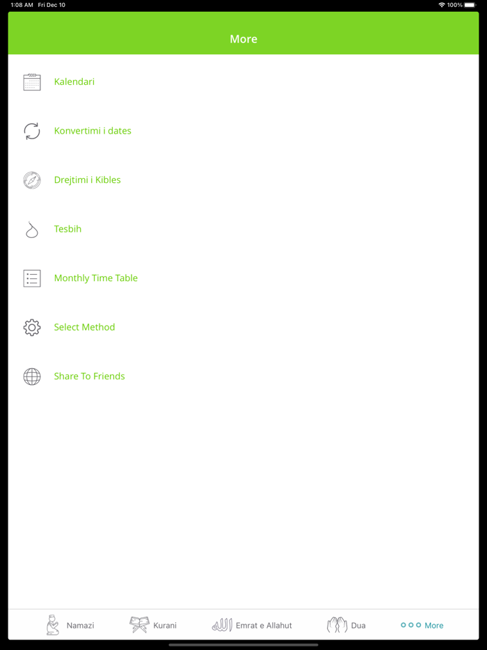 Lexim Kurani ne Shqip