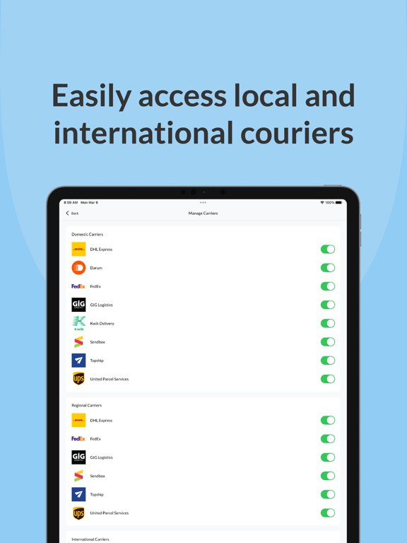 Terminal Africa iPad screenshot 2 - Business app