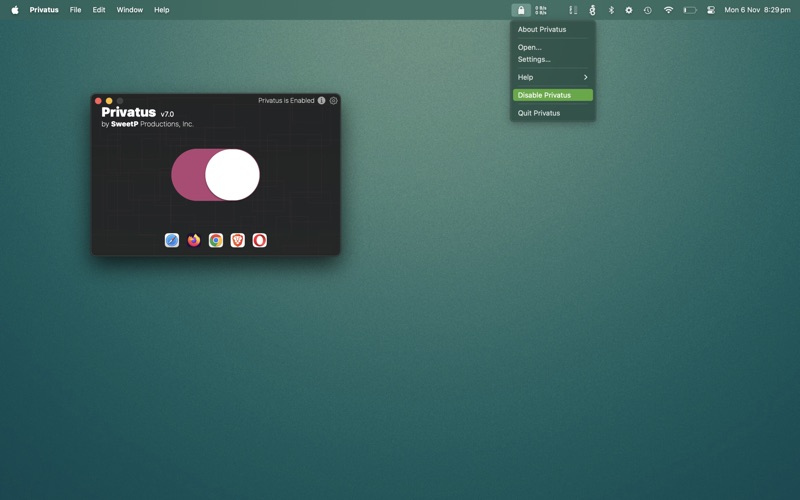 Privatus - privacy manager Screenshots