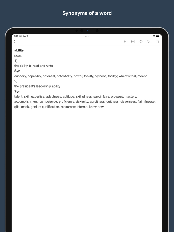 Screenshot #5 pour Vocabulary Builder: thesaurus,
