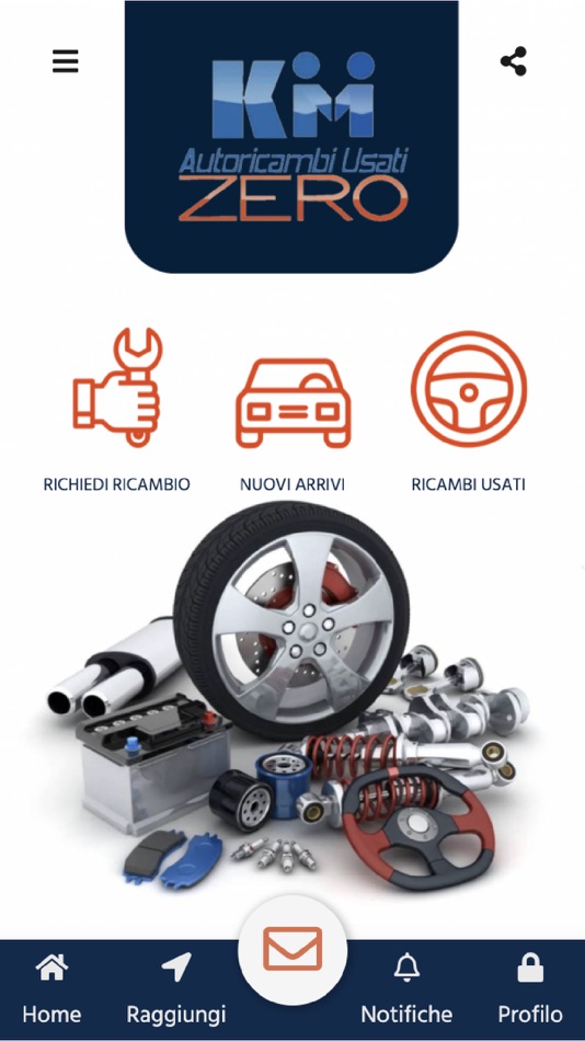 #2. Autoricambi Km Zero (iOS) By: STRATEGYFOR SRL