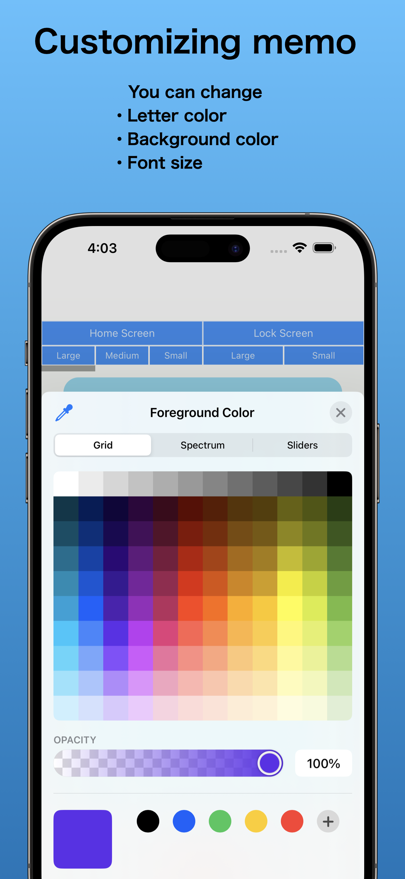 Voice Widget Memo