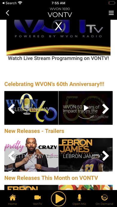 WVON 1690AM Screenshot