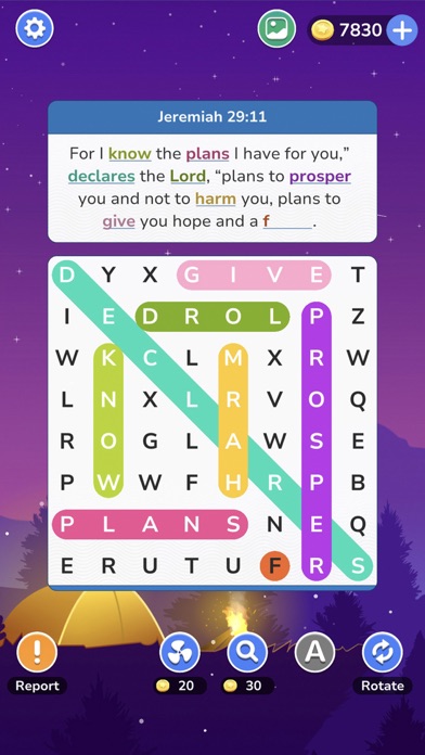 Bible Word Search: Puzzle Game Screenshot