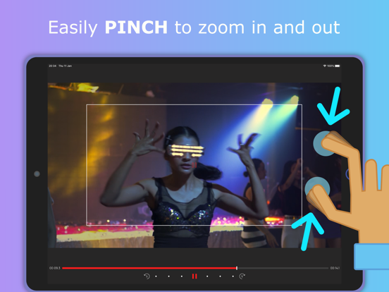 Frameit - Real-Time Video Crop iPad screenshot 2 - Photo & Video app
