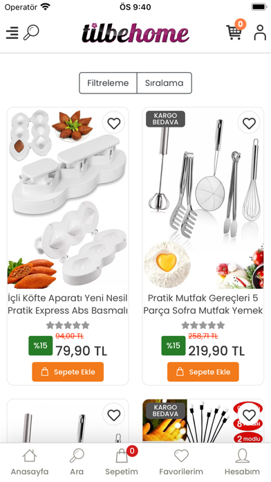 Tilbe Home Screenshot