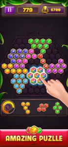 Hexa Block Puzzle Star Gem screenshot #4 for iPhone