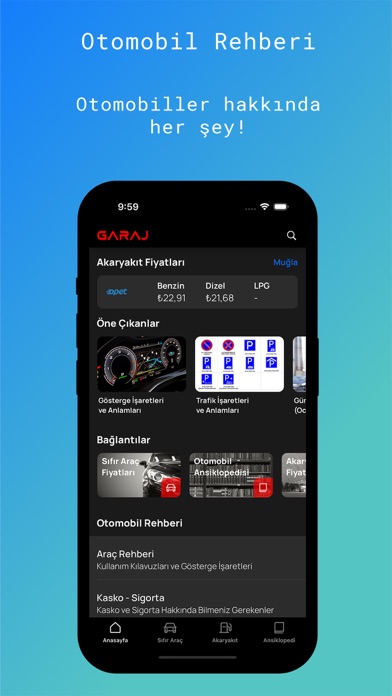 Garaj: Otomobil Rehberi Screenshot