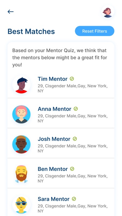 Worthy Mentoring Screenshot