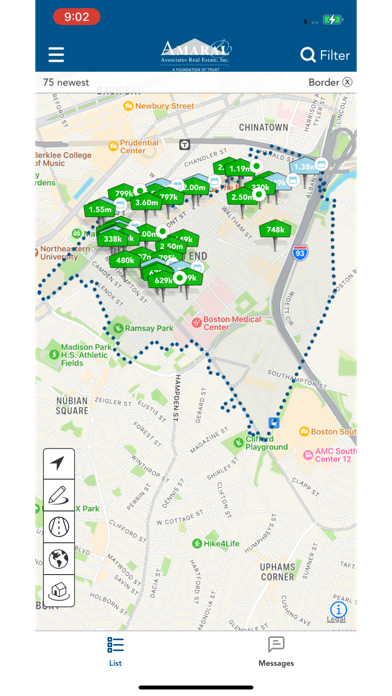 Amaral Advantage Home Search Screenshot