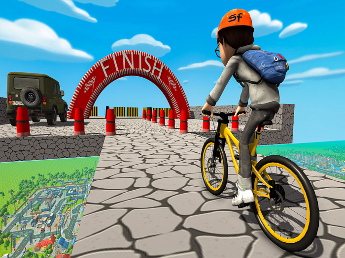 Fearless BMX Stunt Racing 3D
