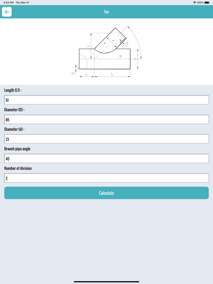 Flat Pattern Bend Calculator