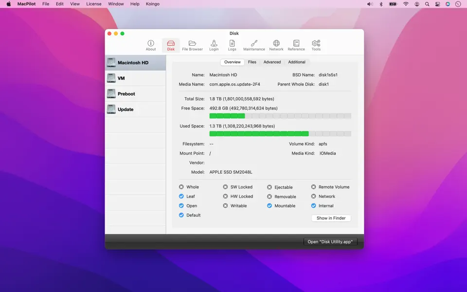 Screenshot 2 of MacPilot 17.5