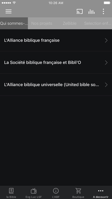 Screenshot #3 pour Bible Française Société
