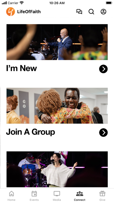 Life of Faith Church Screenshot