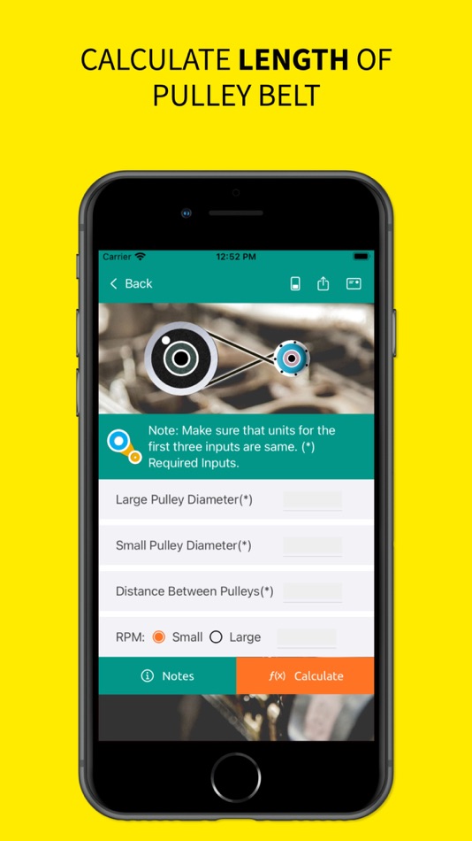 #3. Pulley Belt Calculator (iOS) 由: Jitendra Surve