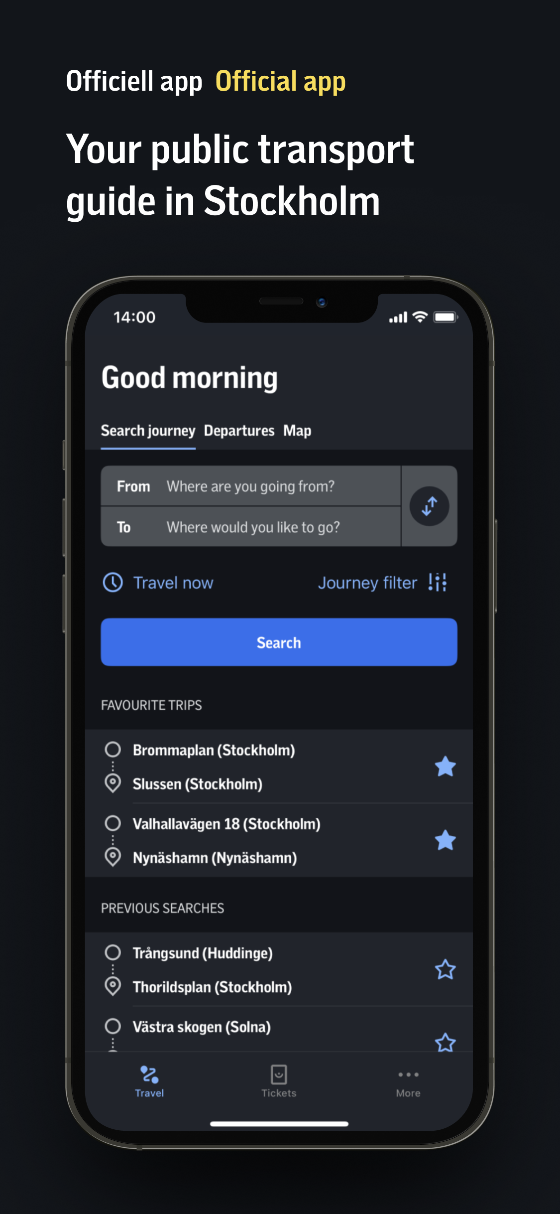 SL-Journey planner and tickets