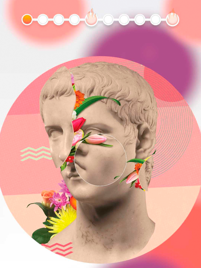 Circle Relax Daily Art Puzzle