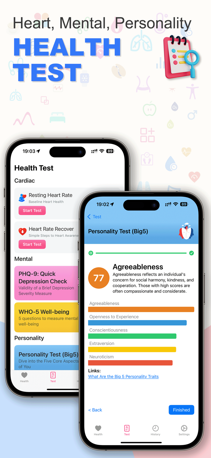 iHeart Heart Rate and Pressure