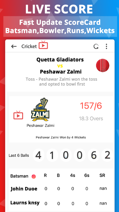 Screenshot #2 pour IPL Live - Cricket Live Score