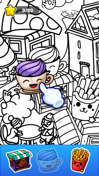 Sticker Puzzle - Coloring Game Screenshot